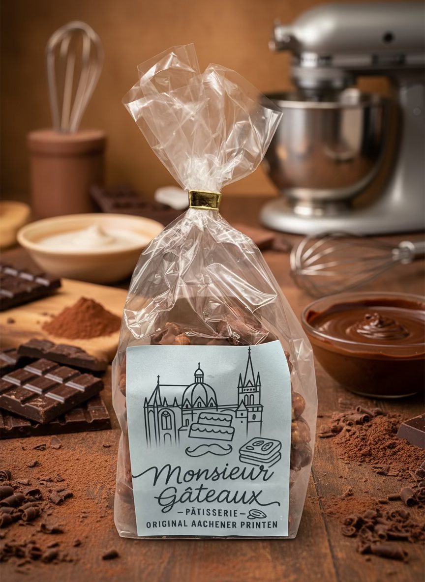 Printen mit Haselnüssen und Vollmilchschokolade