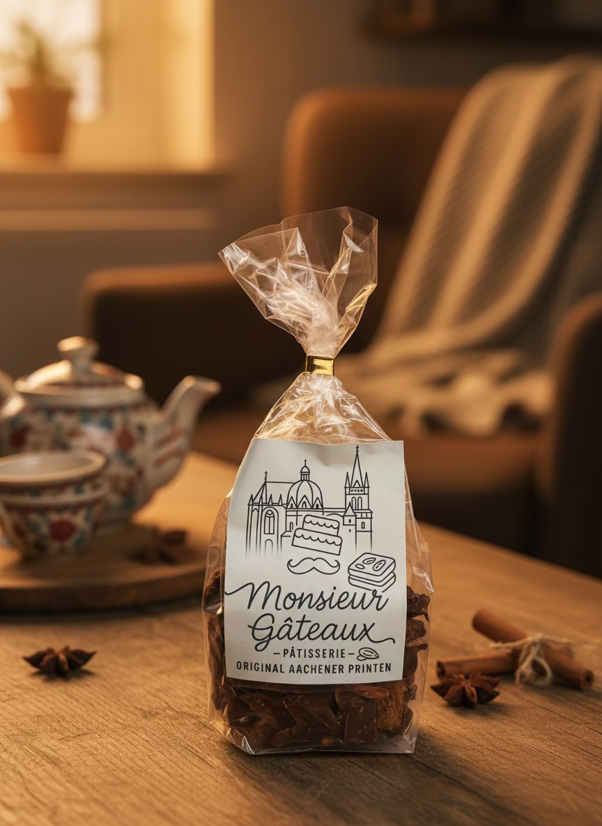 Printen mit Mandelsplitter und Zartbitter-Schokolade