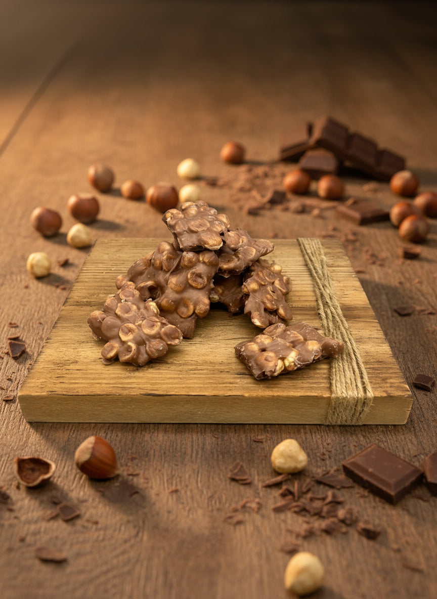 Printen mit Haselnüssen und Vollmilchschokolade