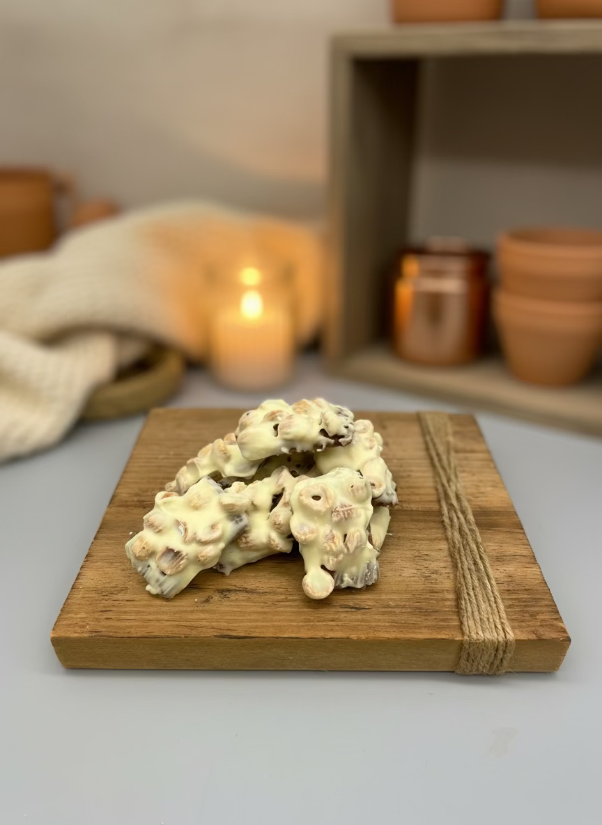 Printen mit Haselnüssen und weißer Schokolade